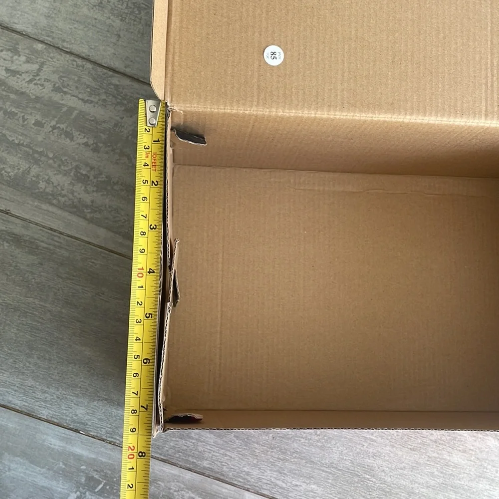Reebok Cardboard Shoe Box Gift Packaging